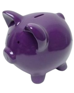 Purple Piggy Bank