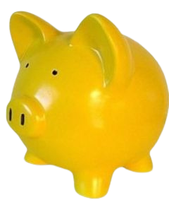 Yellow Piggy Bank