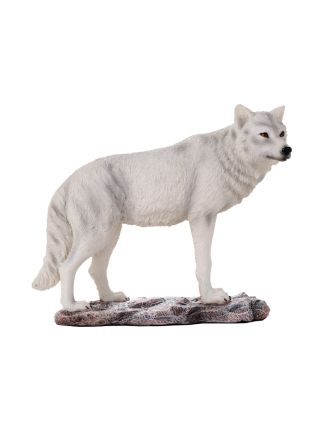 White Wolf Statue - Arctic or Spirit