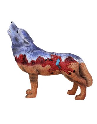 Wolf with Indian & Horse