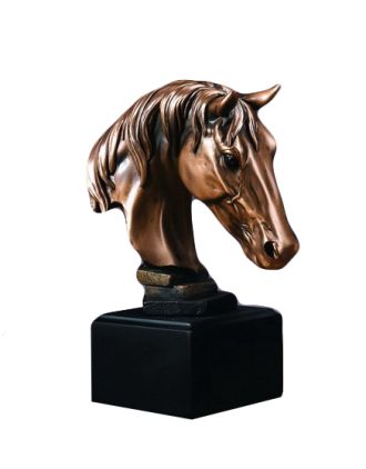 Golden Horse Head 7"