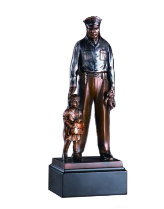 Policeman With A Child