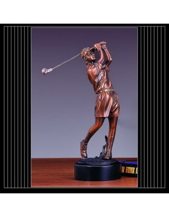 Lady Golfer Statue