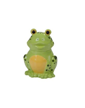 Frog cookie jar