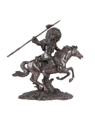 Indian on Horse with Spear