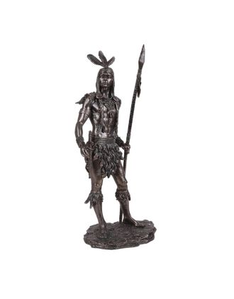 Indian & Spear Statue