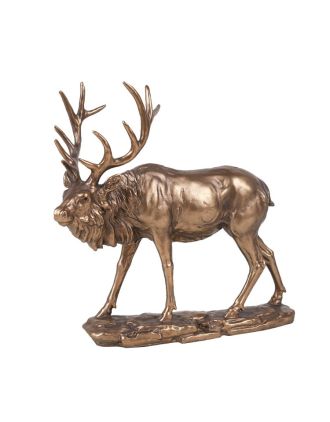 elk statue with 12 points