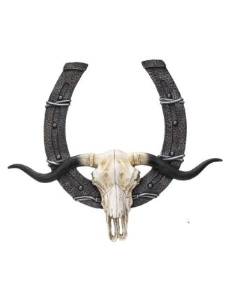 Horseshoe with skull BIG