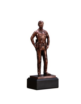 Police Woman Statue