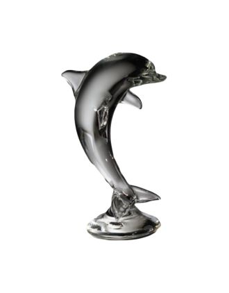 Dolphin - crystal statue - seeking