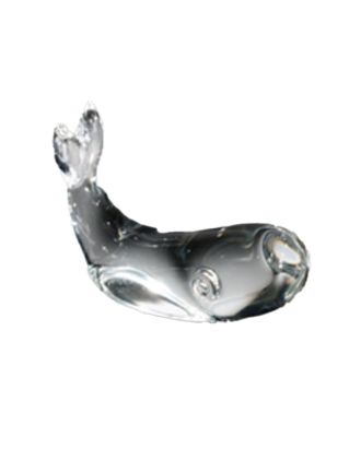 Whale - crystal statue