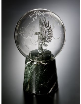 Eagle in Globe - a show stopper!