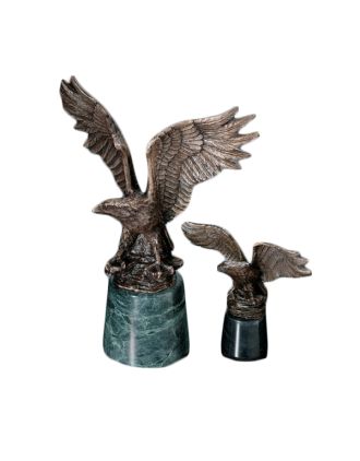 Bronze Eagle Statue - 2 sizes