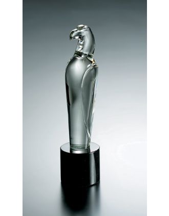Crystal Eagle - perched - very modern
