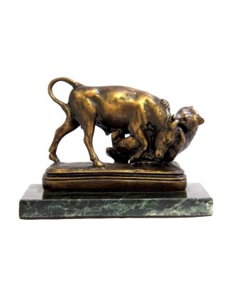 Struggle Bull and Bear Statue