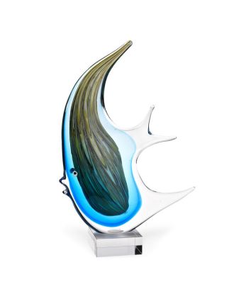 Angel Fish Glass Statue