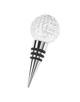 Golf Ball Bottle Stopper - crystal