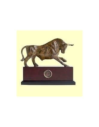Brass Bull Statue