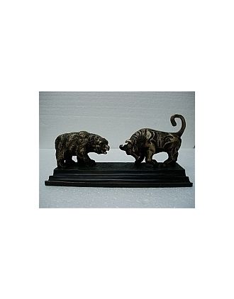 Bull and Bear Pen Holder