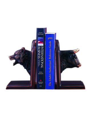 Bull and Bear Bookends 6 lb