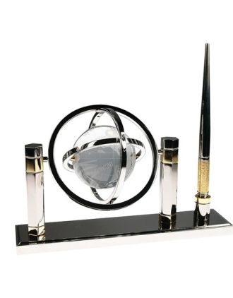 Crystal Globe Pen Set