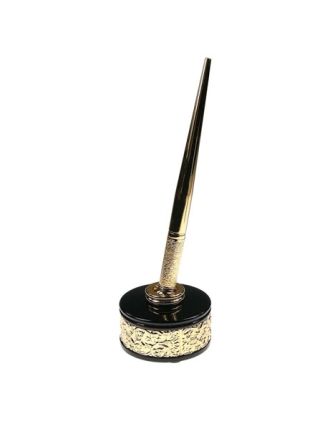 Gold Filigree Pen Stand