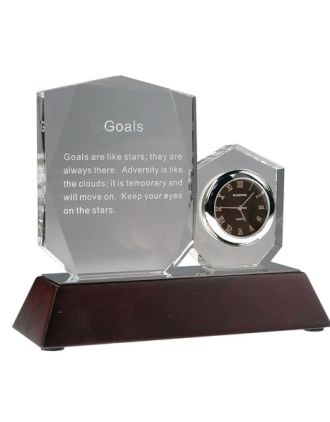 Goals are like Stars; they are always there clock