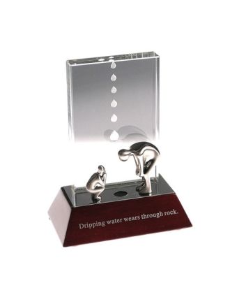 Dripping Water Wears through Rock