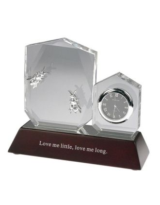 Love me little, love me long clock