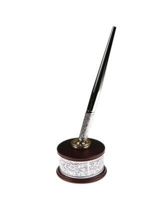 Silver Filigree Pen Stand