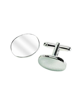 Oval Cuff Links - plain