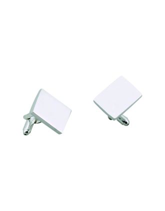 rectangle cuff links - plain