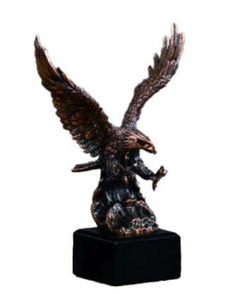 Bronze Eagle - pouncing!