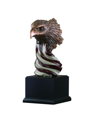 Our Country - Eagle with Flag Statue - 3 sizes