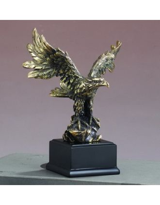 Antique Gold Eagle Statue
