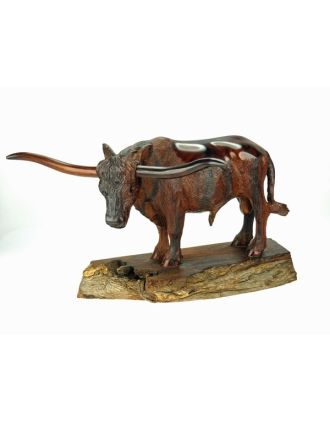 Longhorn Bull Statue