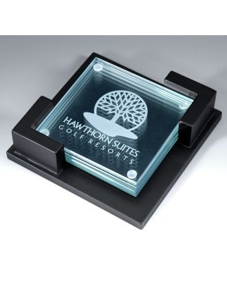 Coasters Jade Glass Set of 4