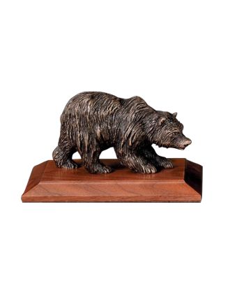 Bronze Bear Statue