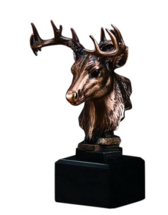 White Tail Deer Bust 8" Customize