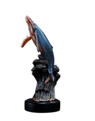 Humpback Whale Statue 18" H Gorgeous!