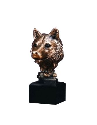 Wolf Head with Fangs