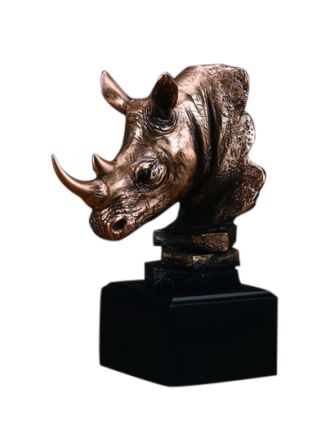 rhino bust