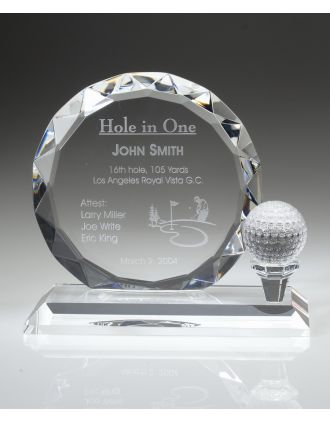 hole in one trophy