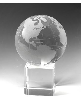 Globe on Cube latitude - 3 Sizes