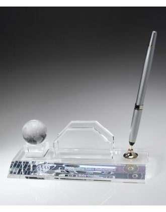 Globe Pen Set & Business Card Holder