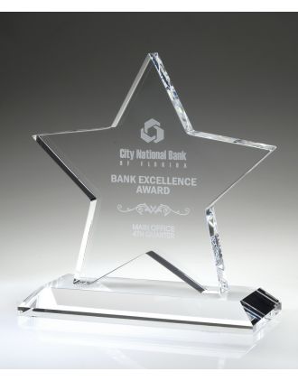 Star Crystal Award 6, 7, 8"