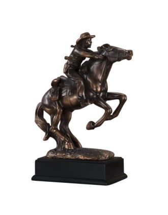 At full throttle! 6" Horse Statue