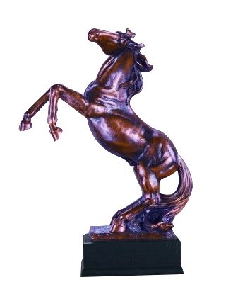 Big! Rearing Horse Sculpture