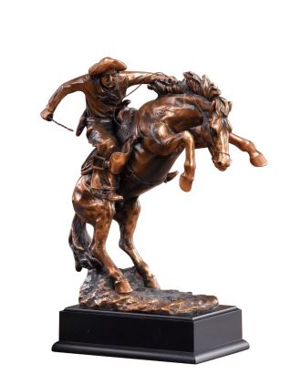 Cowboy Statue 13" Personalize