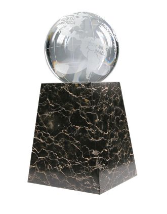 Globe on Marble Stand